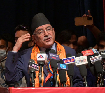 गत वर्ष गणतन्त्र उल्ट्याउने षड्यन्त्र असफल बनायौँ– प्रचण्ड